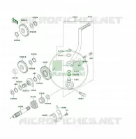 MECANISME DE KICK pour Kawasaki KSF250
