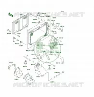 RADIATEUR pour Kawasaki KSF250