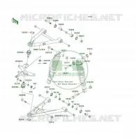 SUSPENSION pour Kawasaki KSF250