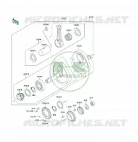 VILEBREQUIN pour Kawasaki KSF250