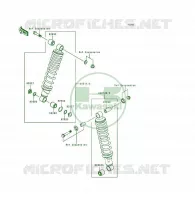 AMORTISSEUR pour Kawasaki KSF250