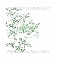 BRAS OSCILLANT pour Kawasaki KSF250