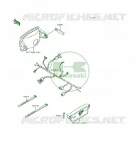 CHASSIS EQUIPMENT ELECTRIQUE pour Kawasaki KSF250