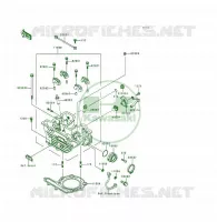 CULASSE pour Kawasaki KSF250