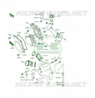 FILTRE A AIR pour Kawasaki KSF250