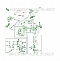 GUIDON pour Kawasaki KSF250