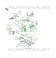 LABEL pour Kawasaki KSF250
