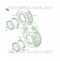 PNEUS pour Kawasaki KSF250