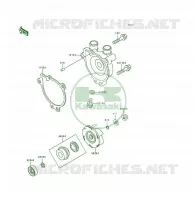 POMPE &Agrave; EAU pour Kawasaki KSF250