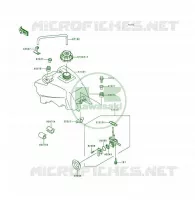 RESERVOIR CARBURANT pour Kawasaki KSF250