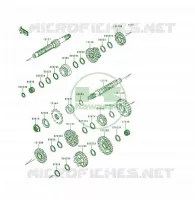 TRANSMISSION( SF250AE026491) pour Kawasaki KSF250