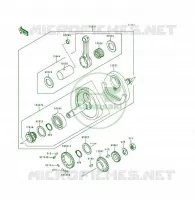 VILEBREQUIN pour Kawasaki KSF250