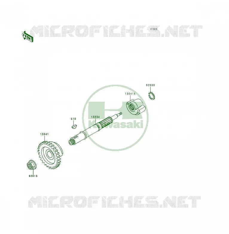 BALANCIER Kawasaki QUAD 250 2000 KSF250  KSF250-A14