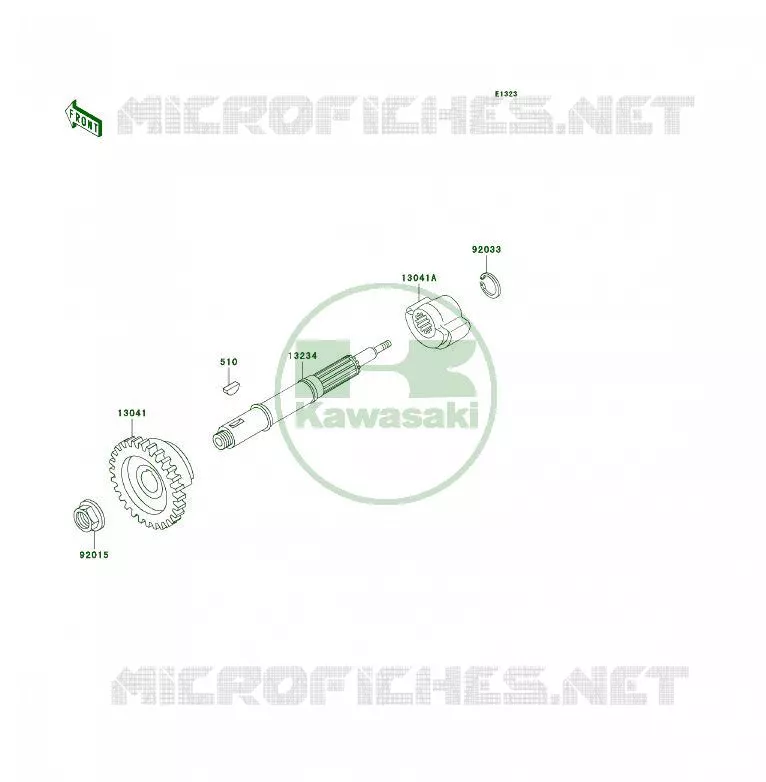 BALANCIER Kawasaki QUAD 250 2002 KSF250  KSF250-A16