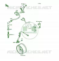 BOBINE D'ALLUMAGE pour Kawasaki KSF250
