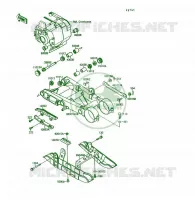 BRAS OSCILLANT pour Kawasaki KSF250