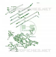 CABLE pour Kawasaki KSF250