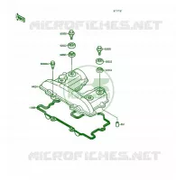 COUVRE CULASSE pour Kawasaki KSF250