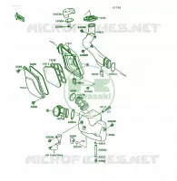 FILTRE &Agrave; AIR pour Kawasaki KSF250