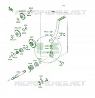 MECANISME DE KICK pour Kawasaki KSF250