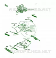 STICKER pour Kawasaki KSF250