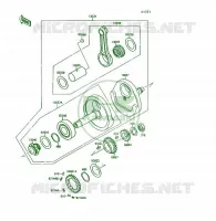 VILEBREQUIN pour Kawasaki KSF250