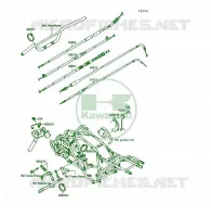 CABLE pour Kawasaki KSF250