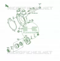 POMPE &Agrave; EAU pour Kawasaki KSF250