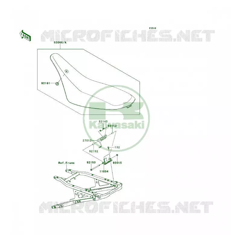 SELLE Kawasaki QUAD 450 2012 KFX450R  KSF450BCS