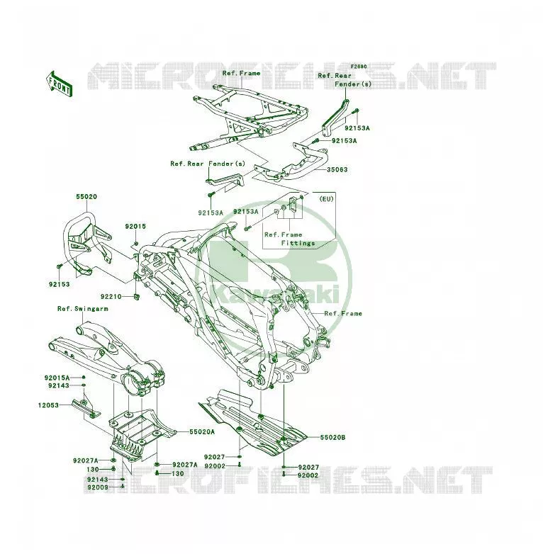 PROTECTION(S) Kawasaki QUAD 450 2013 KFX450R  KSF450BDF