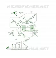 CHASSIS EQUIPMENT ELECTRIQUE pour Kawasaki KFX50