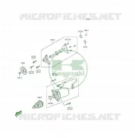 D&Eacute;MARREUR pour Kawasaki KFX50