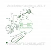 VILEBREQUIN/PISTON pour Kawasaki KFX50