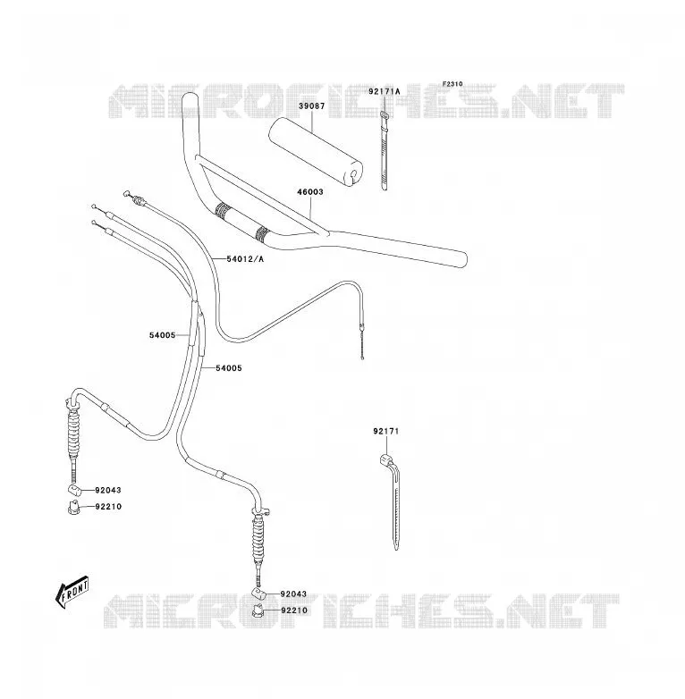 GUIDON Kawasaki QUAD 80 2003 KFX80  KSF80-A1