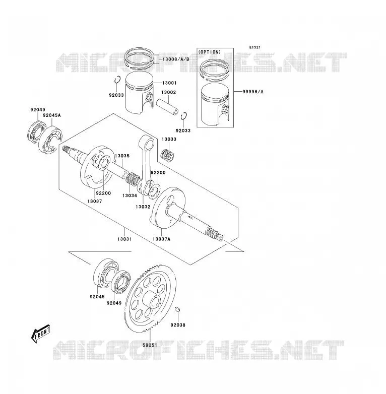 VILEBREQUIN Kawasaki QUAD 80 2003 KFX80  KSF80-A1