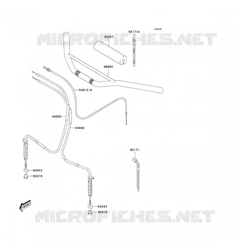 GUIDON Kawasaki QUAD 80 2005 KFX80  KSF80-A3