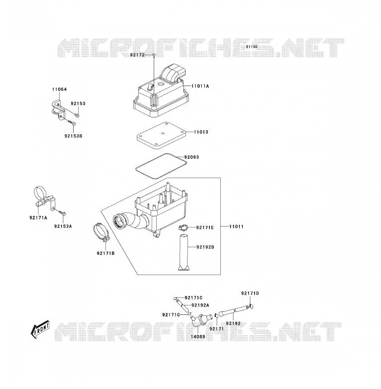 FILTRE A AIR Kawasaki QUAD 90 2007 KFX90  KSF90A7F