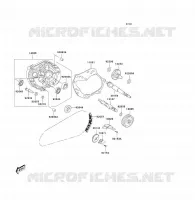 FOURCHETTE/BARRILLET DE SELECTION pour Kawasaki KFX90