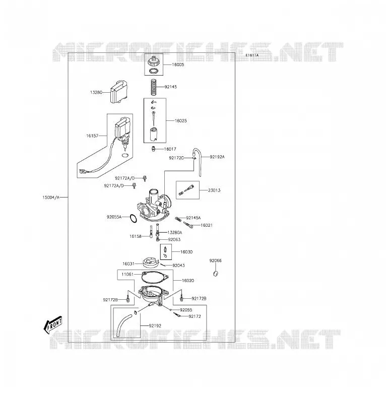 CARBURATEUR Kawasaki QUAD 90 2016 KFX90  KSF90AGF