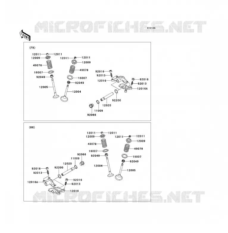 SOUPAPE Kawasaki QUAD 700 2005 KFX700  KSV700-A2