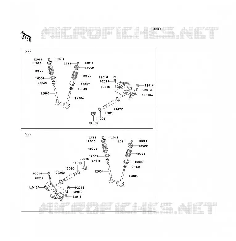 SOUPAPE Kawasaki QUAD 700 2005 KFX700  KSV700-B2