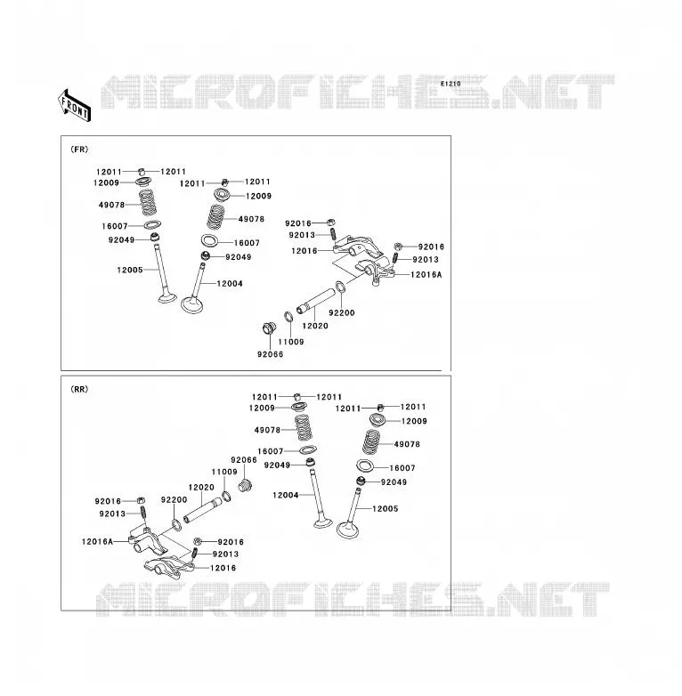 SOUPAPE Kawasaki QUAD 700 2007 KFX700  KSV700B7F