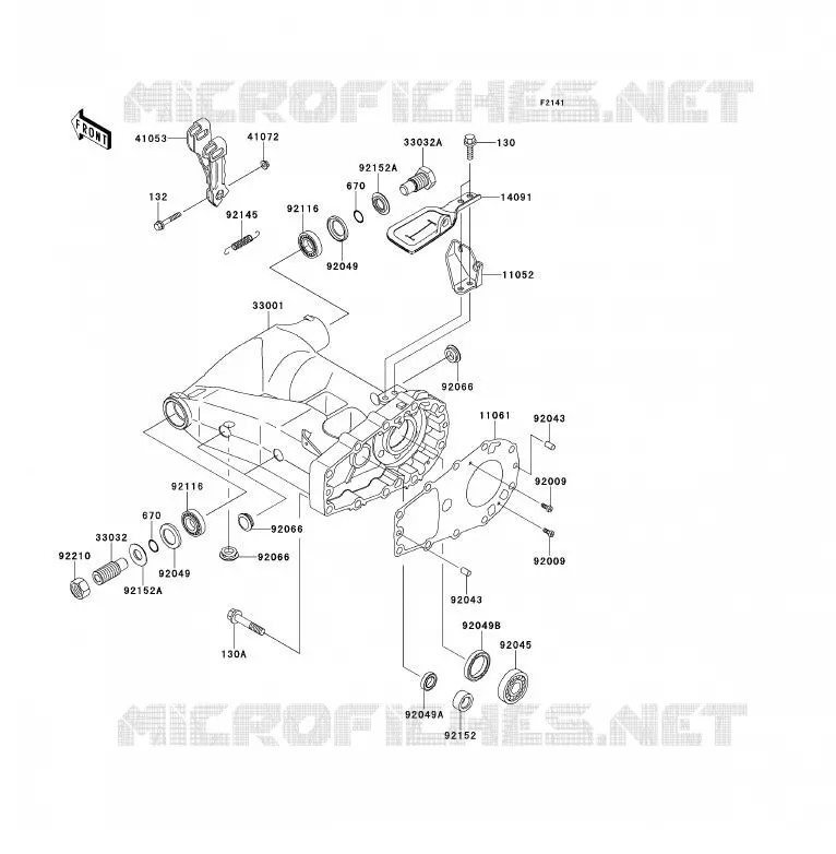BRAS OSCILLANT Kawasaki QUAD 700 2011 KFX700  KSV700BBF