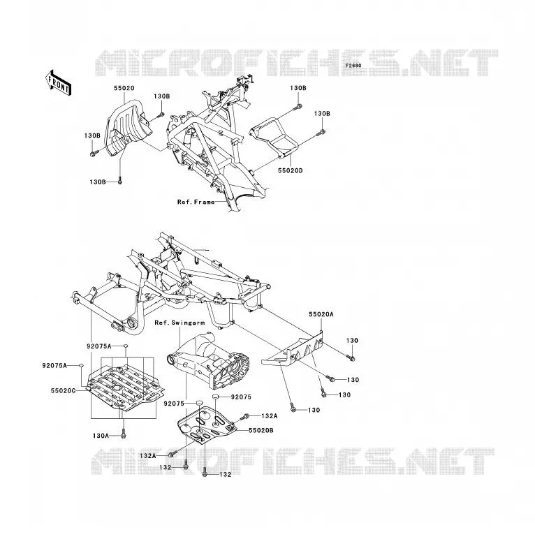 PROTECTION(S) Kawasaki QUAD 700 2006 KFX700  KSV700C6F