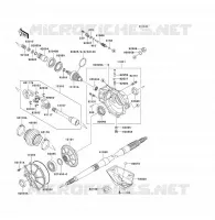 ARBRE DE TRANSMISSION(ARRI&Egrave;RE) pour Kawasaki KVF300 4X4