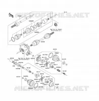 ARBRE DE TRANSMISSION(AVANT) pour Kawasaki KVF300 4X4