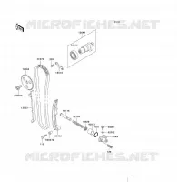 ARBRE A CAME/TENDEUR pour Kawasaki KVF300