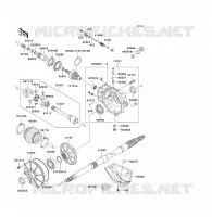 ARBRE DE TRANSMISSION pour Kawasaki KVF300