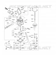 CARBURATEUR pour Kawasaki KVF300