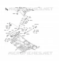 CH&Acirc;SSIS pour Kawasaki KVF300